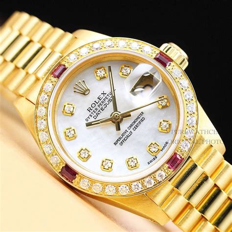 rolex gold edition|solid gold rolex with diamonds.